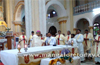 Annual ceremonial blessing of 3 holy oils at Rosario Cathedral